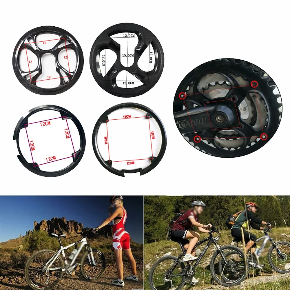 48T 12cm 4 Holes MTB Bike Crankset Chain Wheel Cover Guard Protector Protective Covers For Bicycle Cranks Cycling Accessories
48T 12cm 4 Holes MTB Bike Crankset Chain Wheel Cover Guard Protector Protective Covers For Bicycle Cranks Cycling Accessories