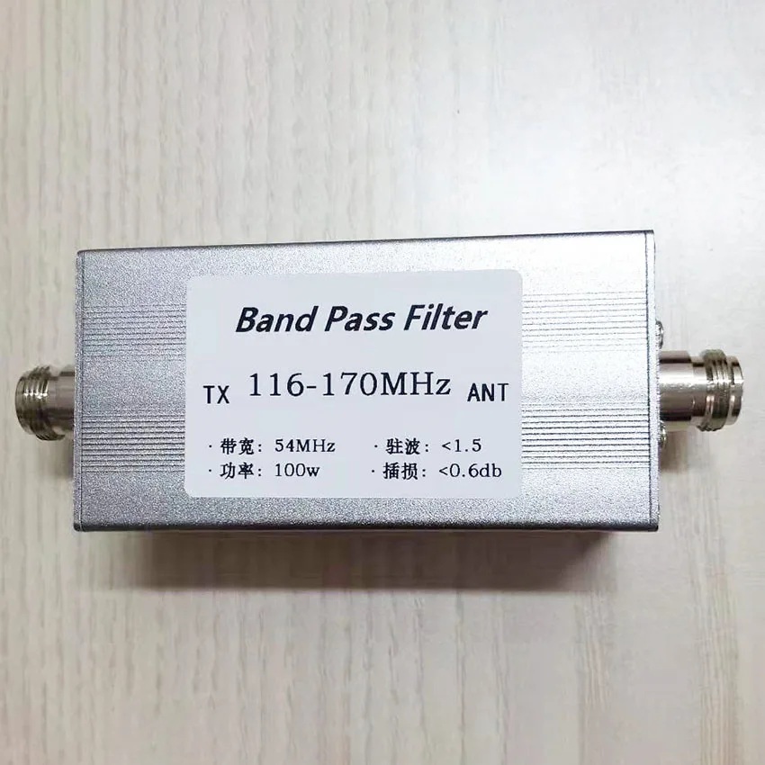 

116-170MHz band pass filter BPF anti-jamming to improve sensitivity 3.0-30MHz 1.8-30MHz bandpass filter anti-interference