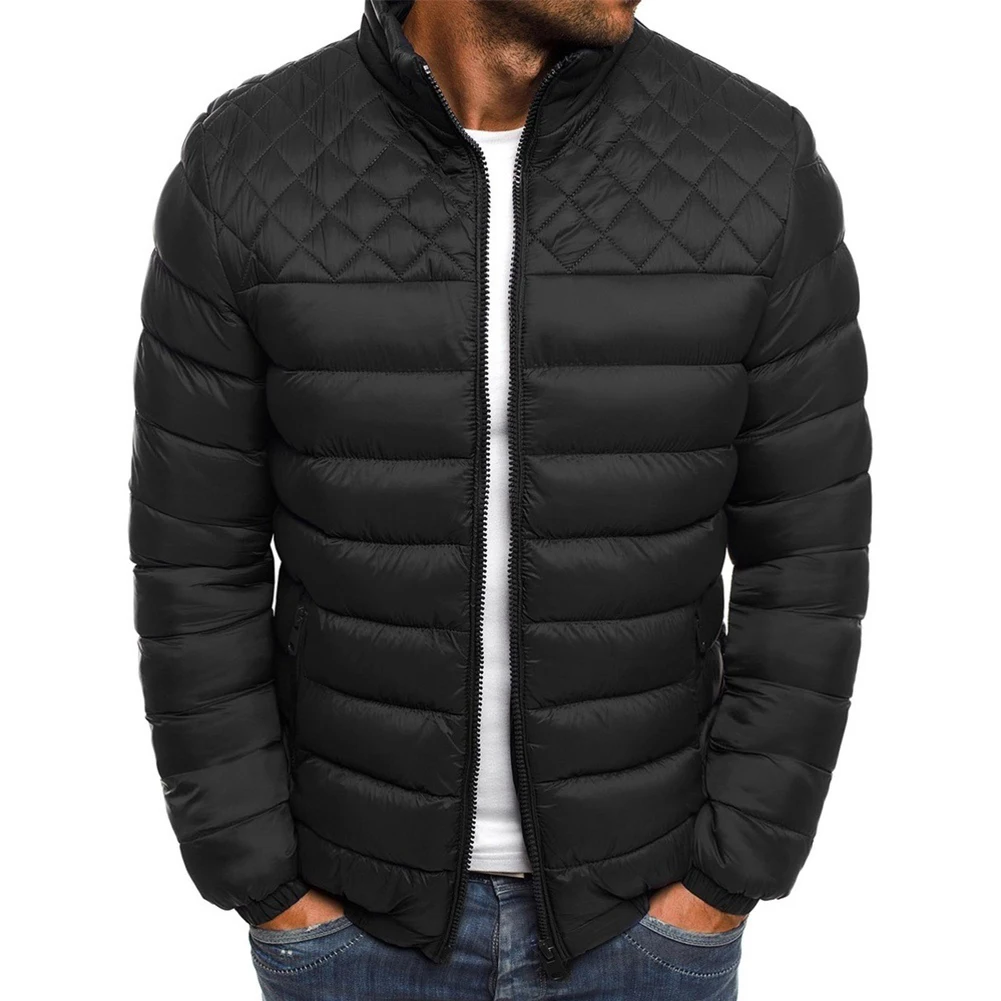 New Mens Winter Warm Thickened Long Sleeved Stand Collar Puffer Jacket Quilted Padded Coat Casual Outwear Male Cotton Jacket
New Mens Winter Warm Thickened Long Sleeved Stand Collar Puffer Jacket Quilted Padded Coat Casual Outwear Male Cotton Jacket