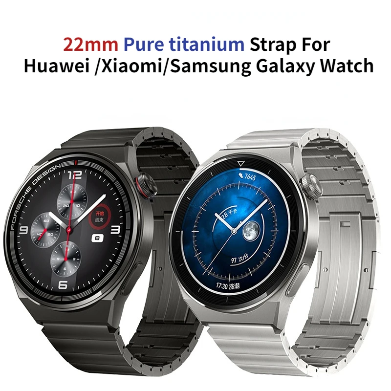 Ремешок из чистого титана для Xiaomi Watch S2 S1 active, металлический браслет для Huawei Watch GT 3 GT2 pro GT 2e 46 мм
Ремешок из чистого титана для Xiaomi Watch S2 S1 active, металлический браслет для Huawei Watch GT 3 GT2 pro GT 2e 46 мм