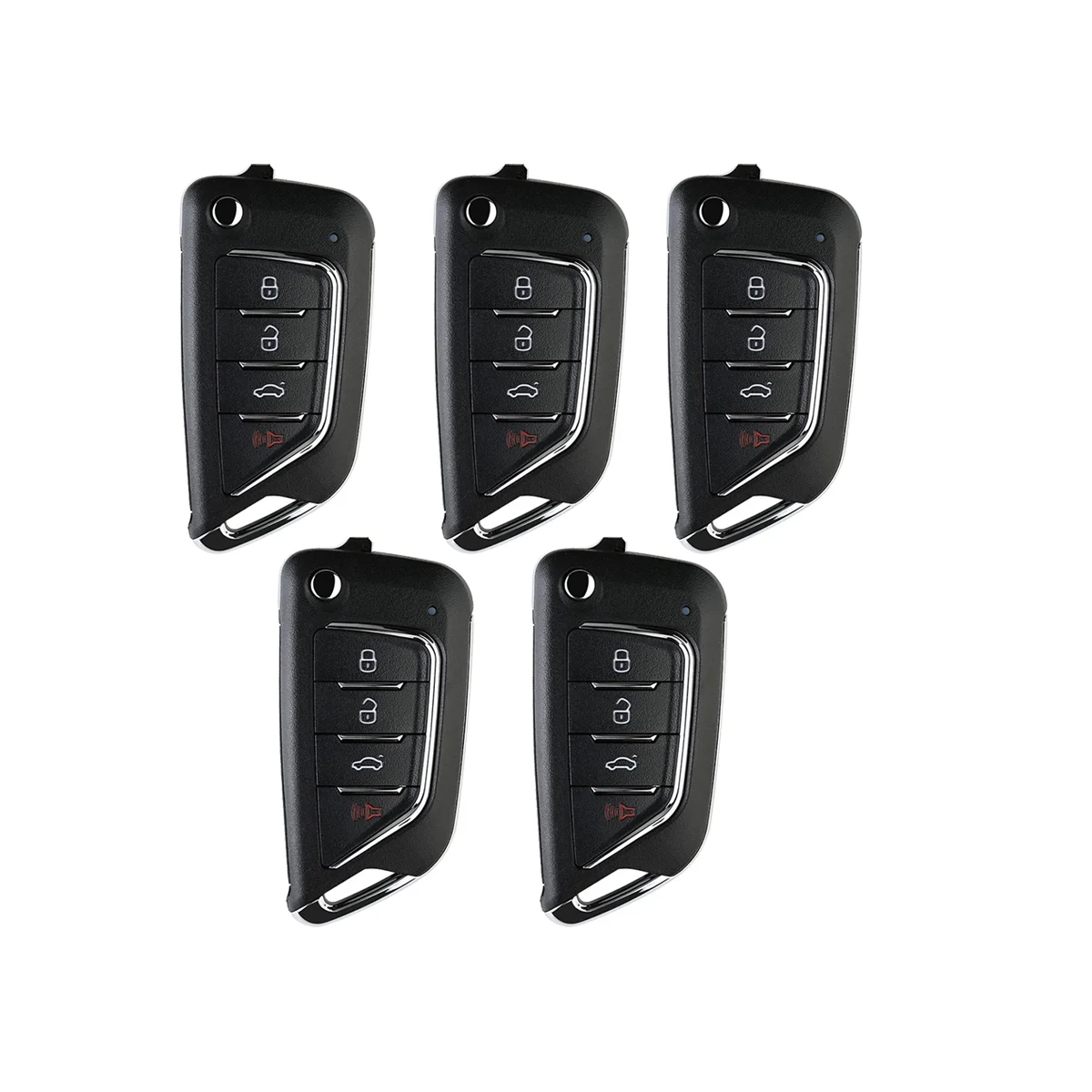 Xhorse XKCD02EN Universal Wire Remote Key Fob Flip 4 Button for Cadillac Style for VVDI Key Tool 5Pcs/Lot
Xhorse XKCD02EN Universal Wire Remote Key Fob Flip 4 Button for Cadillac Style for VVDI Key Tool 5Pcs/Lot