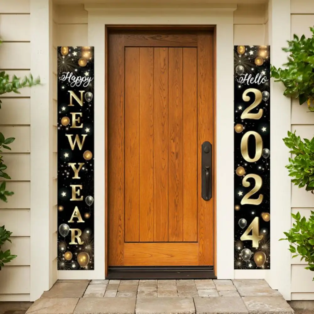 

Оригинальные занавески для дверей, китайские Новогодние декоративные занавески для дверей, блестящие баннеры на Лунный Новый год, черные Золотые Зеркальные подвесные черные двери