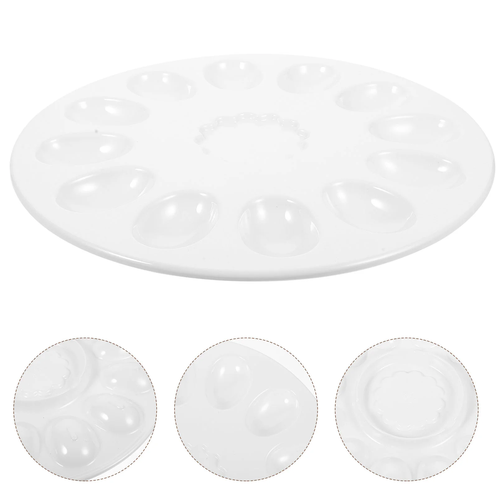 Eggs Deviled Tray Porcelain Placing Holder Festival Container Decorative Plate Storage White
Eggs Deviled Tray Porcelain Placing Holder Festival Container Decorative Plate Storage White