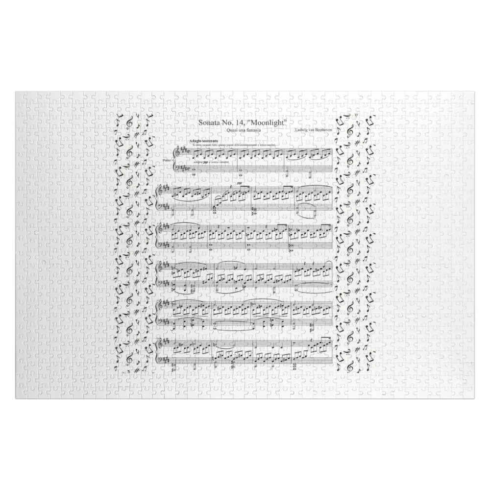 

Sheet Music, Moonlight Sonata , musical notes, Piano Jigsaw Puzzle Christmas Toys Picture Puzzle