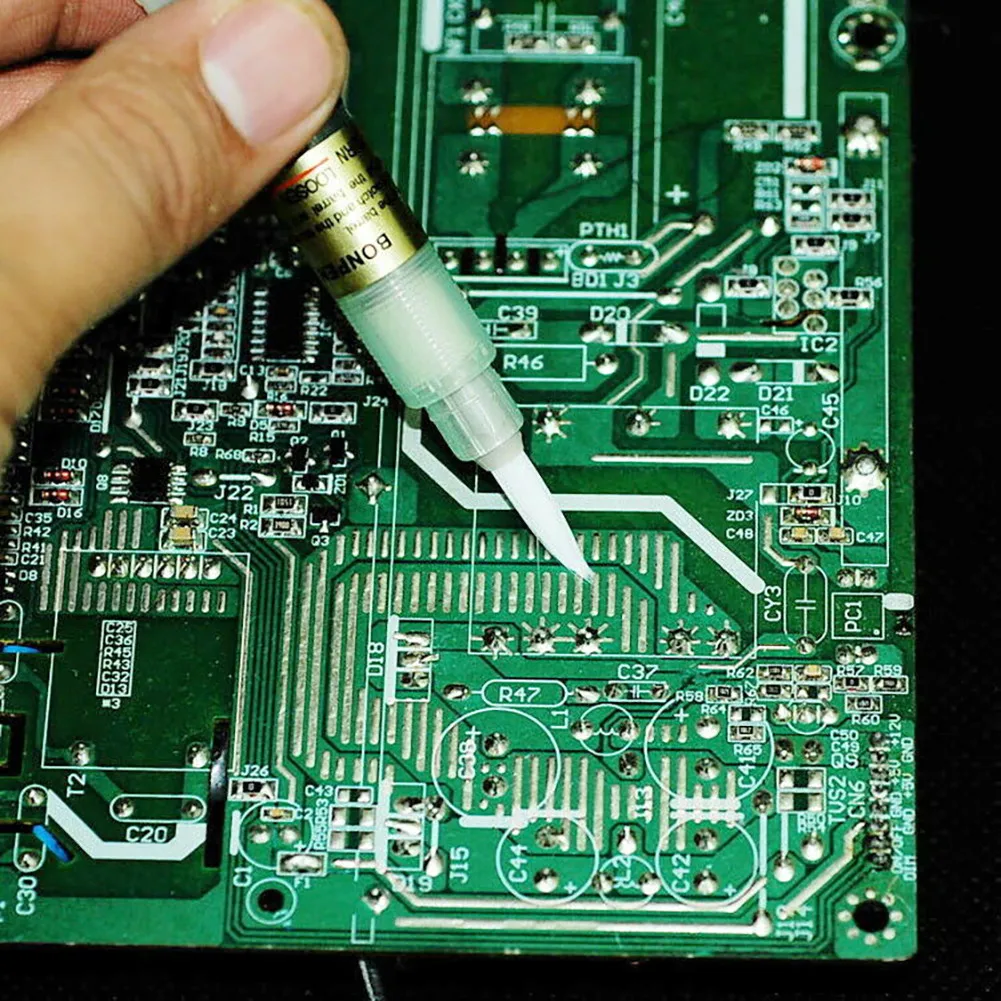 Flux Pen PCB Soldering Solder Tool Welding Flux Pointed Pen Applicator Brush Head No Clean BON102 For PC Board IC Pins
Flux Pen PCB Soldering Solder Tool Welding Flux Pointed Pen Applicator Brush Head No Clean BON102 For PC Board IC Pins