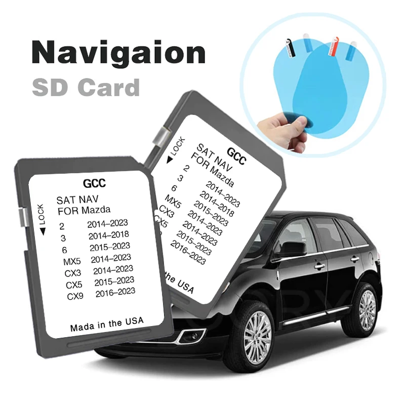 

2023 Maps GCC\Gulf Area\Middle East Version for Mazda 2/3/6/MX5/CX5/CX9 Connect1 Navi SD Card GPS Navigation Map Update system