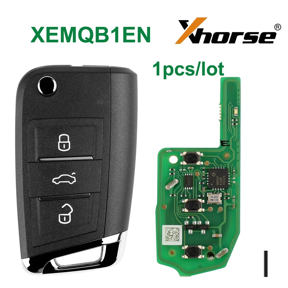 

Супер удаленный ключ XEMQB1EN Xhorse в стиле MQB, 3 кнопки, встроенный супер чип для VW, VVDI2/VDI Key TOOL MAX, 1 шт.