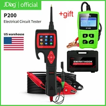 SMARTHOOK Circuit Tester Probe Powerful Diagnose Vehicle Electrical System Circuit Problem P200 JDiag Smart Circuit Tester
SMARTHOOK Circuit Tester Probe Powerful Diagnose Vehicle Electrical System Circuit Problem P200 JDiag Smart Circuit Tester