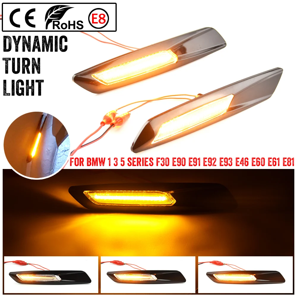 Car Led Side Marker Flowing Water Flicker Turn Light For BMW 1series E81 E82 E87 E88 3series E90 E91 E92 E93 5series E60 E61
Car Led Side Marker Flowing Water Flicker Turn Light For BMW 1series E81 E82 E87 E88 3series E90 E91 E92 E93 5series E60 E61
