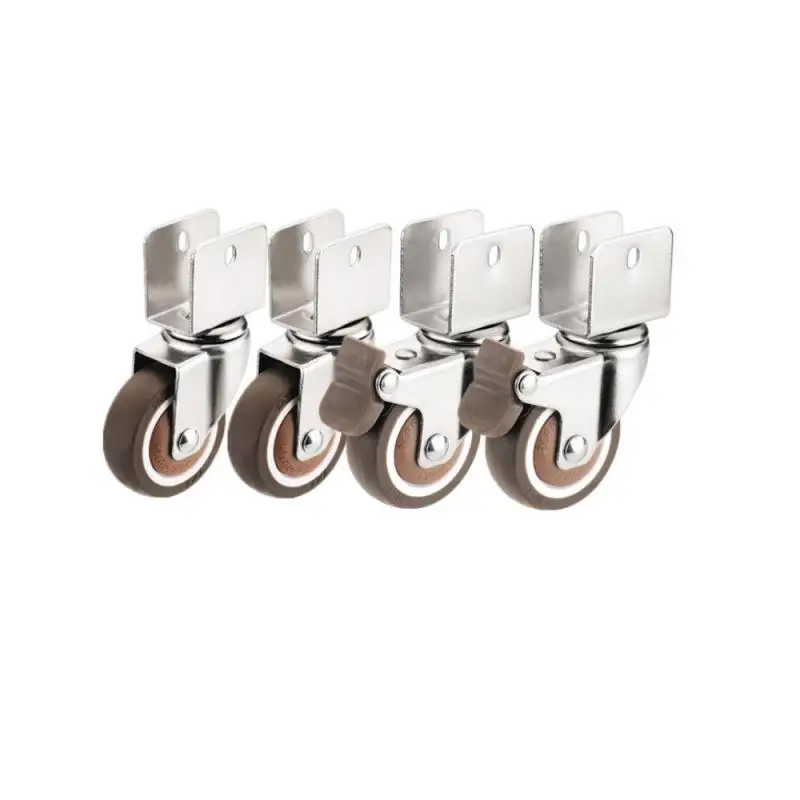 (4 Packs) Mute 2-inch U-type Plywood Soft Rubber Furniture Crib Universal Caster Pulley Wheel Accessories
(4 Packs) Mute 2-inch U-type Plywood Soft Rubber Furniture Crib Universal Caster Pulley Wheel Accessories