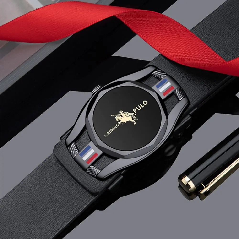 Металлический деловой кожаный ремень, повседневный мужской роскошный дизайн
Металлический деловой кожаный ремень, повседневный мужской роскошный дизайн