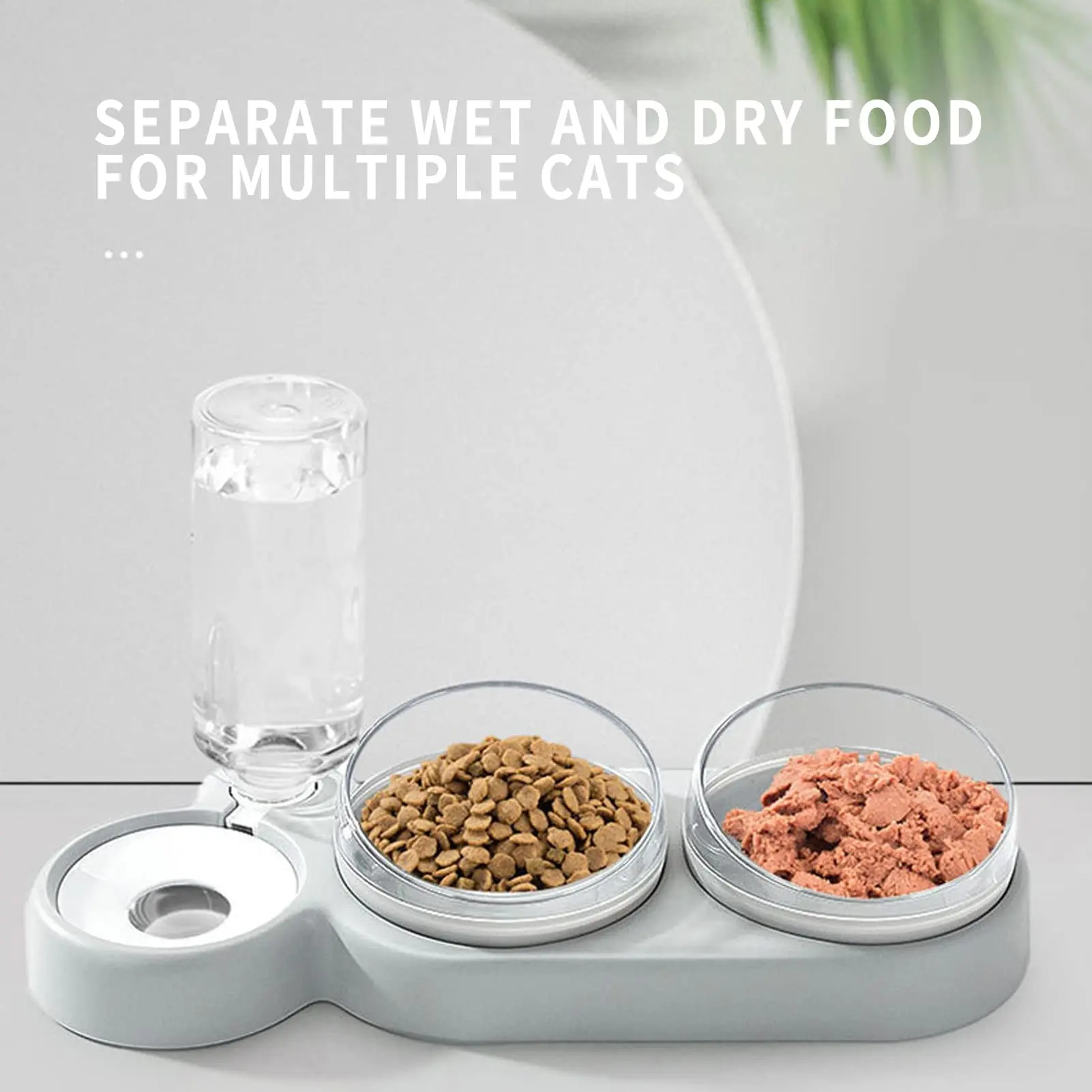 Cat Bowls Automatic Feeder, Anti-spill, 3in1 with Water Fountain, 15° Tilt and 360 ° Rotatable, Wet or Dry Dispenser, Pet Supply
Cat Bowls Automatic Feeder, Anti-spill, 3in1 with Water Fountain, 15° Tilt and 360 ° Rotatable, Wet or Dry Dispenser, Pet Supply