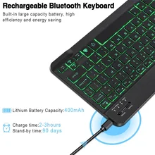 NEW Bluetooth Keyboard And Mouse Set Russian Spainish Wireless Keyboard Mouse Combo Rechargeable Mouse For ipad Laptop
NEW Bluetooth Keyboard And Mouse Set Russian Spainish Wireless Keyboard Mouse Combo Rechargeable Mouse For ipad Laptop