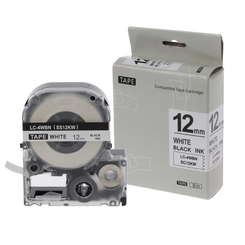 Ламинированная клейкая лента 12 см для принтеров LW-300 LW-400 LW-600P SR530 SR330 SR970 Лента для печати черного цвета на белом
Ламинированная клейкая лента 12 см для принтеров LW-300 LW-400 LW-600P SR530 SR330 SR970 Лента для печати черного цвета на белом