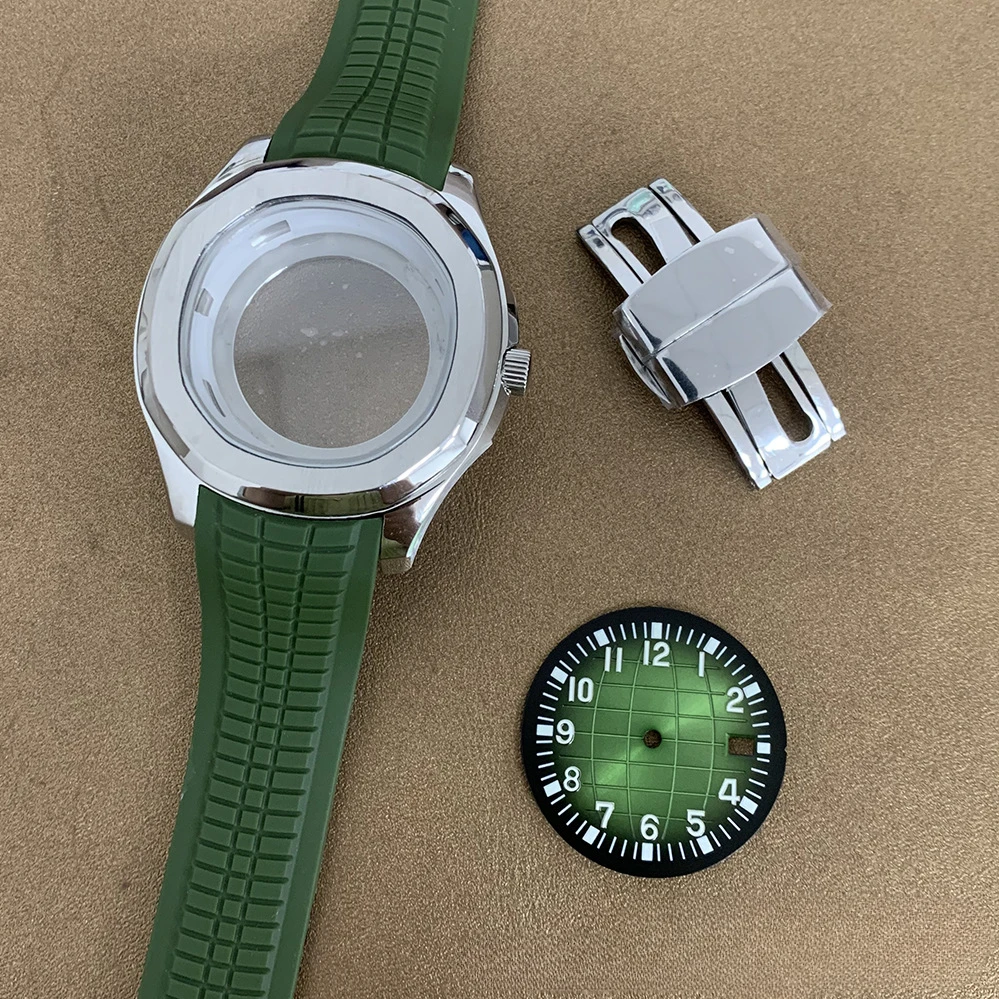 Watch Accessories for PP Patek Stainless Steel Watch Case Waterproof Bracelet Rubber Strap Men Silicone Strap NH35 Movement
Watch Accessories for PP Patek Stainless Steel Watch Case Waterproof Bracelet Rubber Strap Men Silicone Strap NH35 Movement
