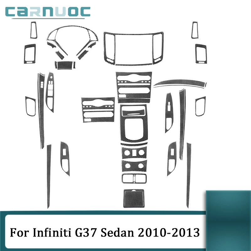 For Infiniti G37 Sedan 2010 2011 2012 2013 Car Interior Carbon Fiber Black Various Parts Stickers Decorative Accessories
For Infiniti G37 Sedan 2010 2011 2012 2013 Car Interior Carbon Fiber Black Various Parts Stickers Decorative Accessories