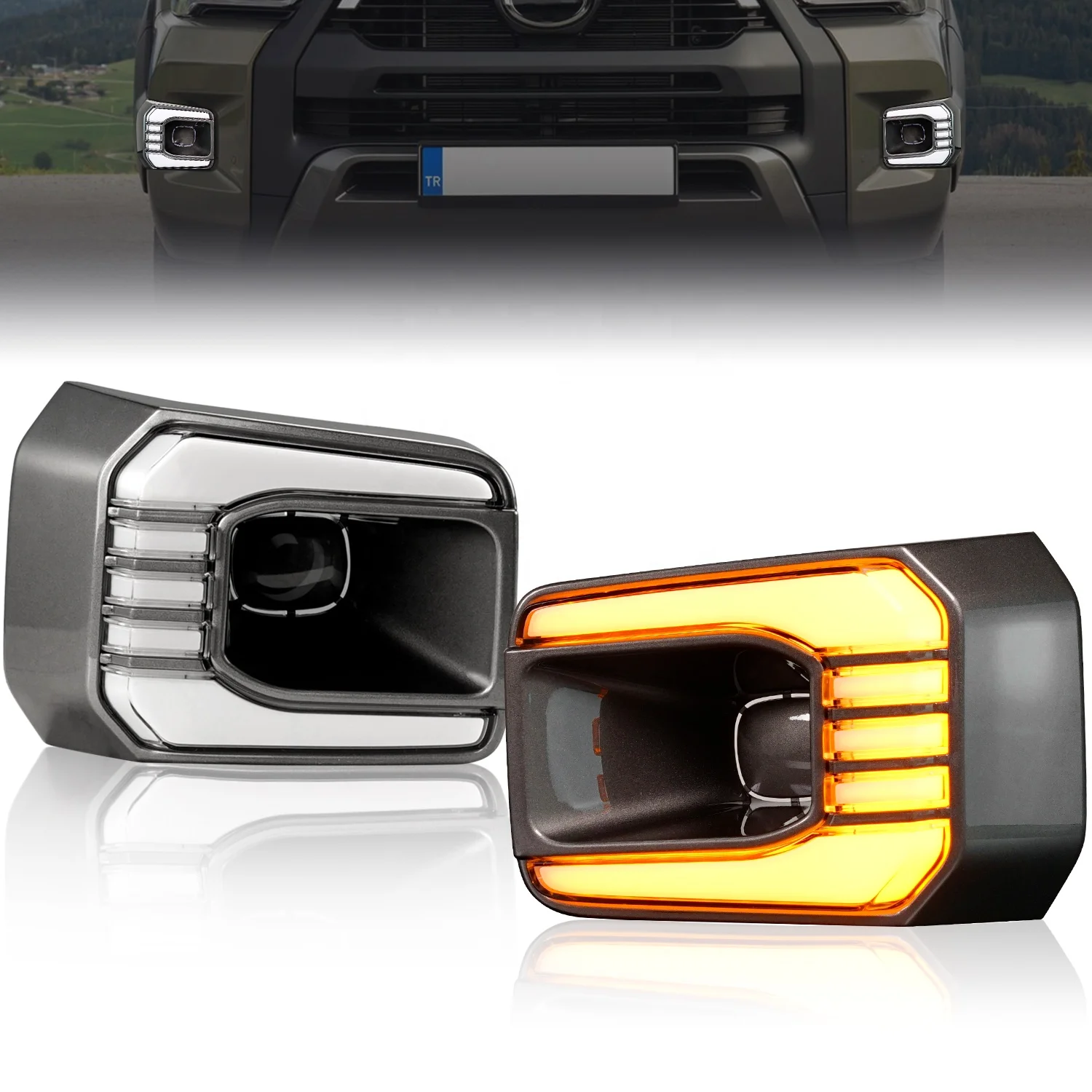 Archaic New Design Led Fog Lights For Toyota Hilux Rocco 2020 With Yellow Light Drl Daytime Running Lights For Hilux Rocco 2020
Archaic New Design Led Fog Lights For Toyota Hilux Rocco 2020 With Yellow Light Drl Daytime Running Lights For Hilux Rocco 2020