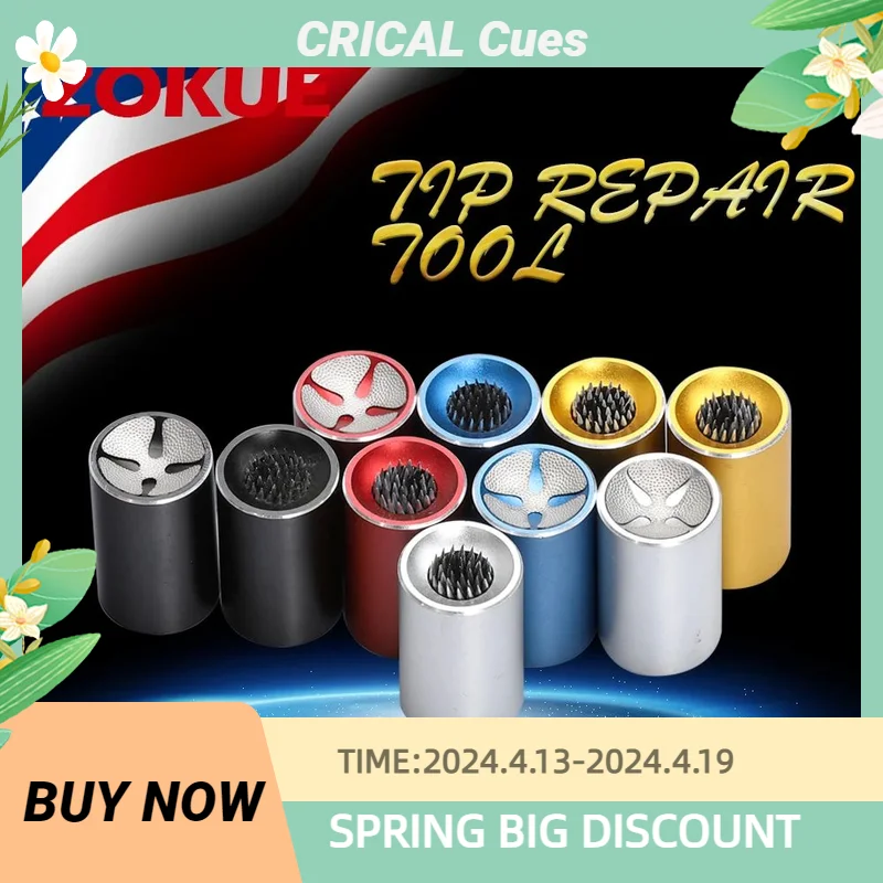 ZOKUE Durable Metal Two-function Tip Repairer2 IN1 Multifunction Options Tip Shaper&Pricker Tool Convenient Billiard Accessories
ZOKUE Durable Metal Two-function Tip Repairer2 IN1 Multifunction Options Tip Shaper&Pricker Tool Convenient Billiard Accessories