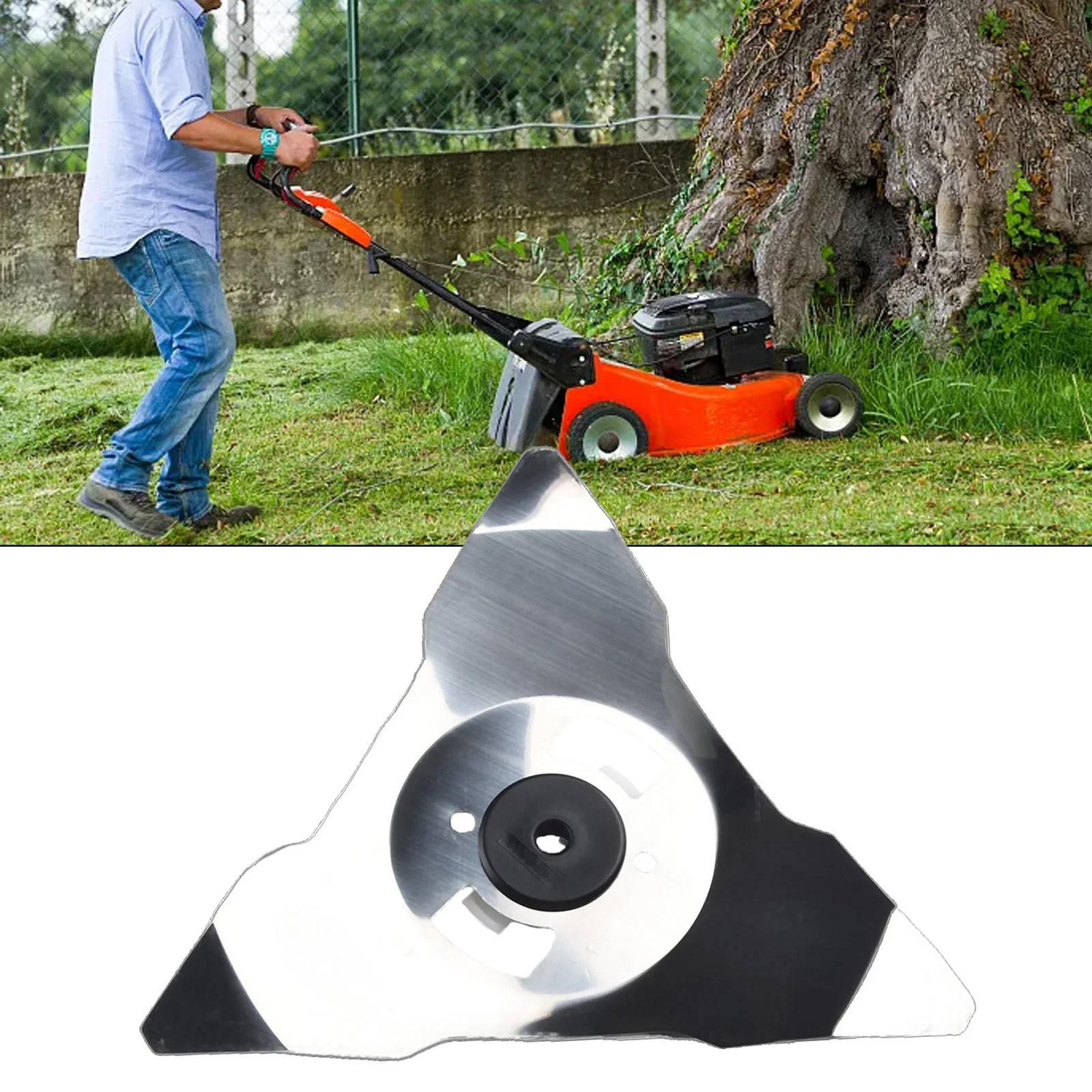 

1 Set Blades Durable Easy Installation High Quality Lawn Mower Parts Optimal Cut Precise Cut For Flawless Lawn Care