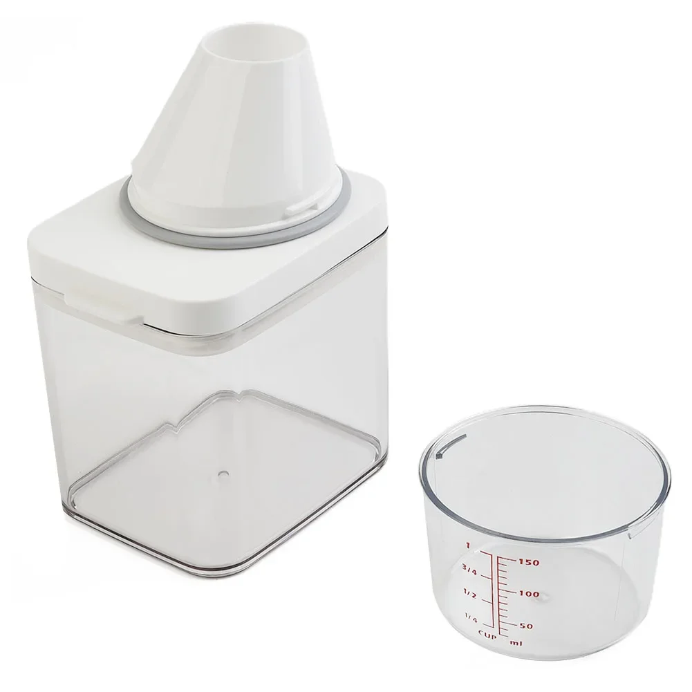 Household Washing Powder Storage Box Portable Large Plastic With Measuring Cup Rice Storage Bottle Laundry Powder Box With Lid
Household Washing Powder Storage Box Portable Large Plastic With Measuring Cup Rice Storage Bottle Laundry Powder Box With Lid