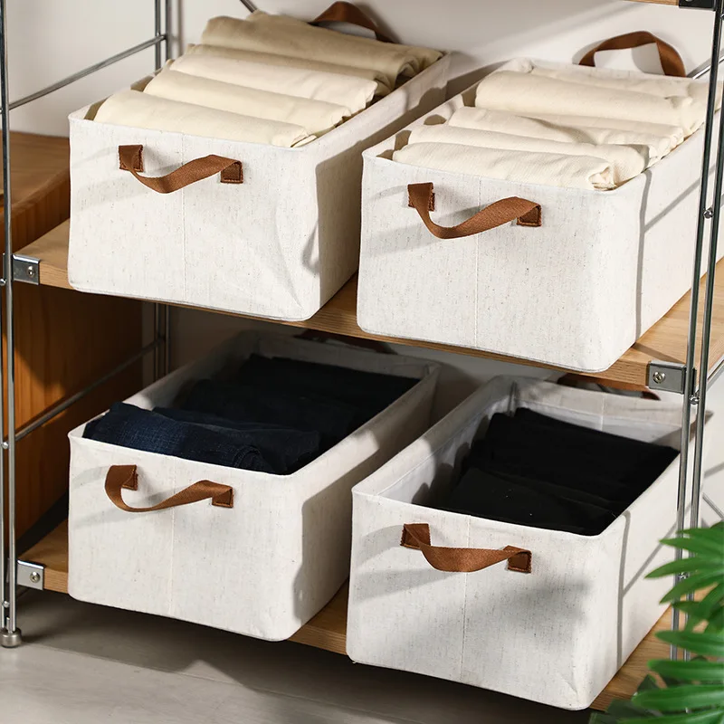 Cotton Linen Storage Box Clothes Jeans Pants T-Shirt Drawers Organizer Box Underwear Storage Box Wardrobe Clothing Organizer
Cotton Linen Storage Box Clothes Jeans Pants T-Shirt Drawers Organizer Box Underwear Storage Box Wardrobe Clothing Organizer