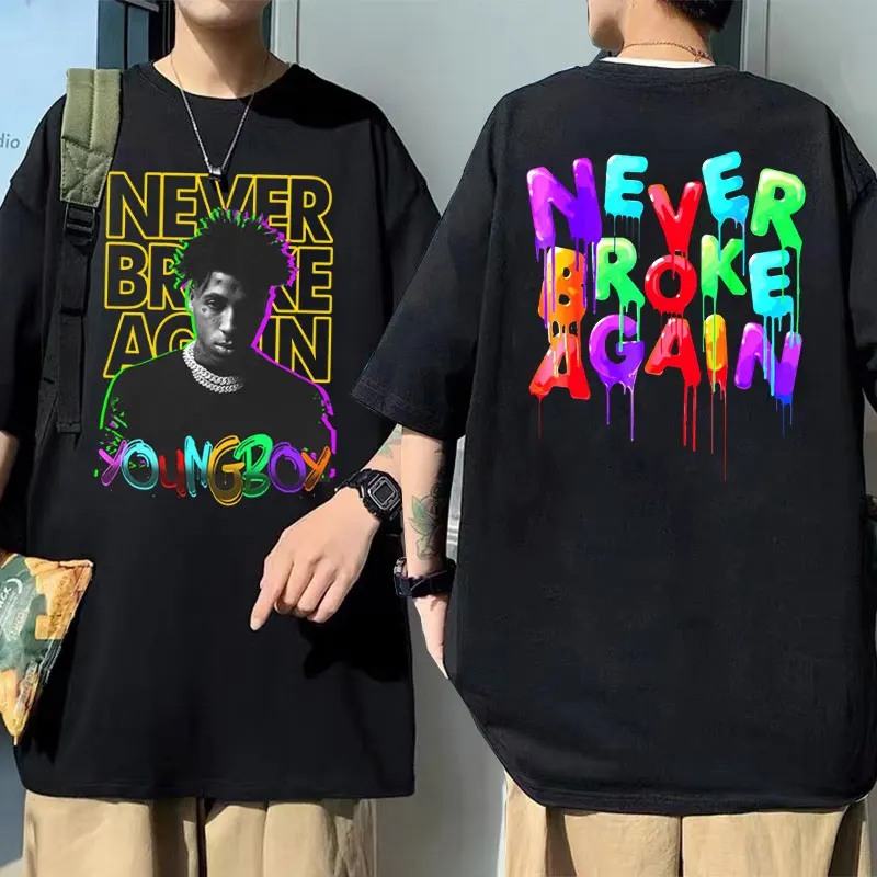 Rapper YoungBoy Never Broke Again Graphic T Shirt Men Vintage Short Sleeves Tees Men's Hip Hop Oversized T-shirt Male Streetwear 
Rapper YoungBoy Never Broke Again Graphic T Shirt Men Vintage Short Sleeves Tees Men's Hip Hop Oversized T-shirt Male Streetwear