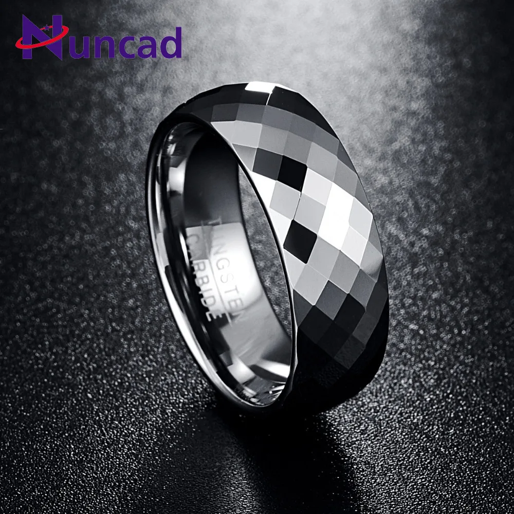 Nuncad Men's 7.5mm Multi-faceted High Polished Domed Tungsten Carbide Wedding Band Rings For Men Comfort Fit Size 7-12
Nuncad Men's 7.5mm Multi-faceted High Polished Domed Tungsten Carbide Wedding Band Rings For Men Comfort Fit Size 7-12