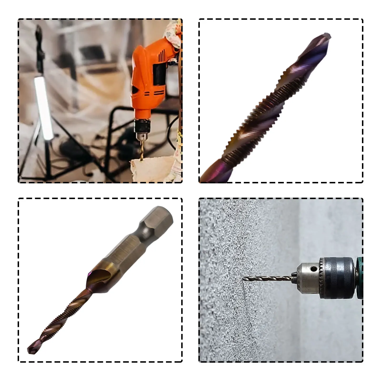 Screw Bit Tap Drill Bit Hex Shank Screw Machine 1/4 Hexagon Shank 1Pcs Compound Tap M3-M10 High Quality Practical
Screw Bit Tap Drill Bit Hex Shank Screw Machine 1/4 Hexagon Shank 1Pcs Compound Tap M3-M10 High Quality Practical