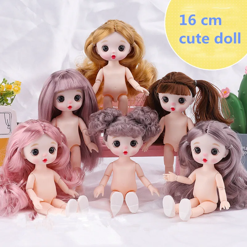 Новинка, 16 см, кукла, телесная кукла, макияж, 8 минут, 13 суставов, Can Move3D, большие глаза, BJD, кукла принцессы, девочка, сделай сам, игрушка, платье, подарок
Новинка, 16 см, кукла, телесная кукла, макияж, 8 минут, 13 суставов, Can Move3D, большие глаза, BJD, кукла принцессы, девочка, сделай сам, игрушка, платье, подарок