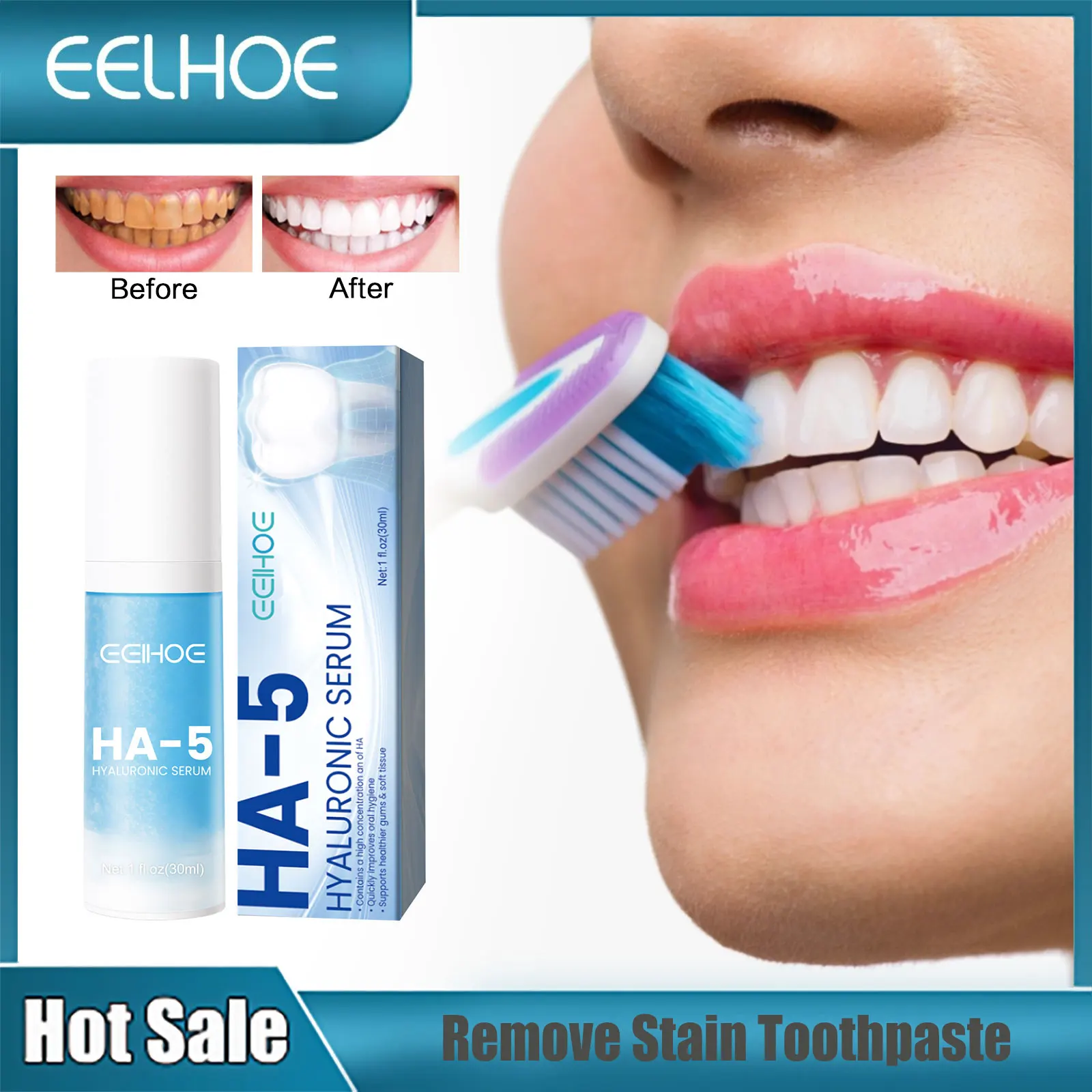 Teeth Whitening Toothpaste Oral Cleaning Yellowing Corrector Stains Plaque Remove Bad Breath Fresh Dental Hygiene Gum Toothpaste
Teeth Whitening Toothpaste Oral Cleaning Yellowing Corrector Stains Plaque Remove Bad Breath Fresh Dental Hygiene Gum Toothpaste