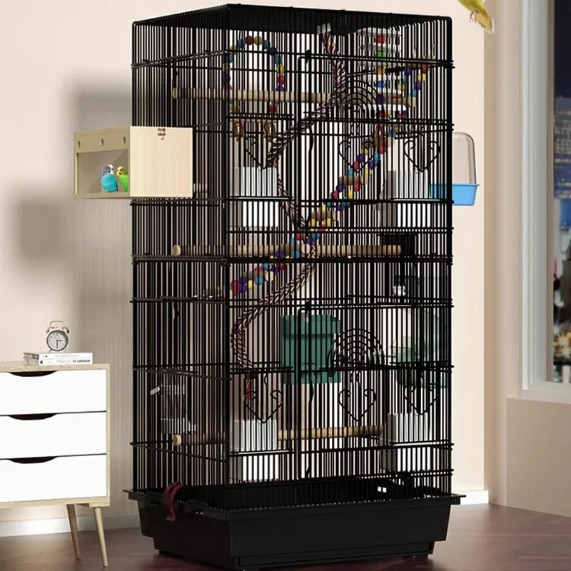 Outdoor Large Bird Cages Feeder Aesthetic Iron Latch Parrots Bird House Rolling Tray Gabbia Per Uccelli Accessories Cages MQ50NL
Outdoor Large Bird Cages Feeder Aesthetic Iron Latch Parrots Bird House Rolling Tray Gabbia Per Uccelli Accessories Cages MQ50NL