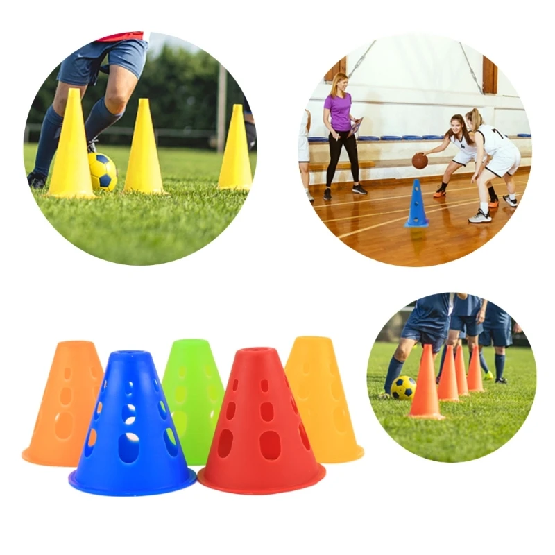10Pcs Skating Marker Cones Training Cones Colourful Windproof Training Agility Marker Cones for Roller Skating Practice
10Pcs Skating Marker Cones Training Cones Colourful Windproof Training Agility Marker Cones for Roller Skating Practice