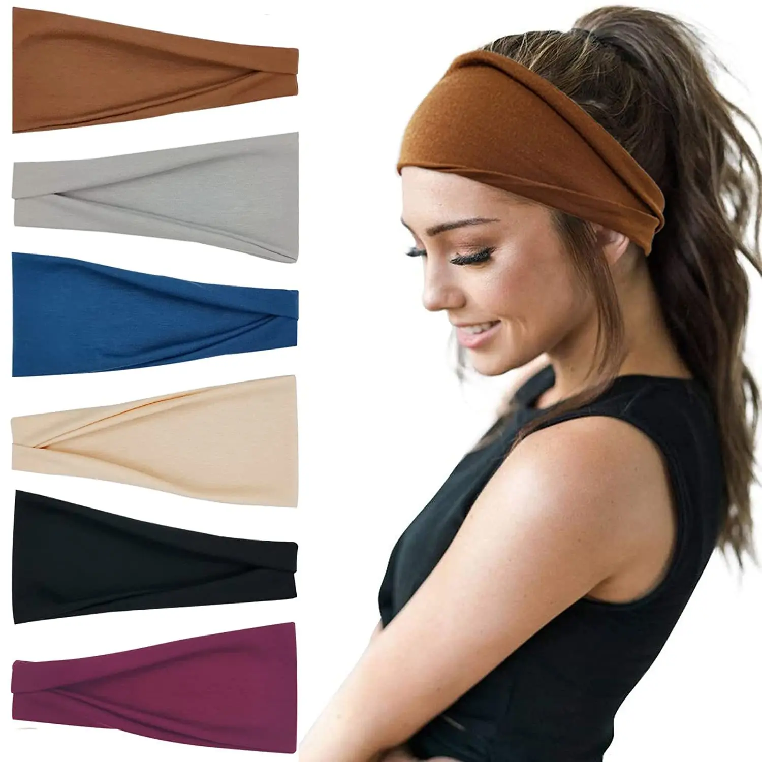Wide Hair Bands Elastic Headband Turban Makeup Hair Hoop Yoga Vintag Headwrap Autumn Hairstyles Fashion Hair Accessories
Wide Hair Bands Elastic Headband Turban Makeup Hair Hoop Yoga Vintag Headwrap Autumn Hairstyles Fashion Hair Accessories