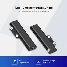 New USB C PD Fast Charging Plug Converter For Microsoft Surface Pro 3 4 5 6 Go USB C Female Adapter Connector For Surface Book 
New USB C PD Fast Charging Plug Converter For Microsoft Surface Pro 3 4 5 6 Go USB C Female Adapter Connector For Surface Book