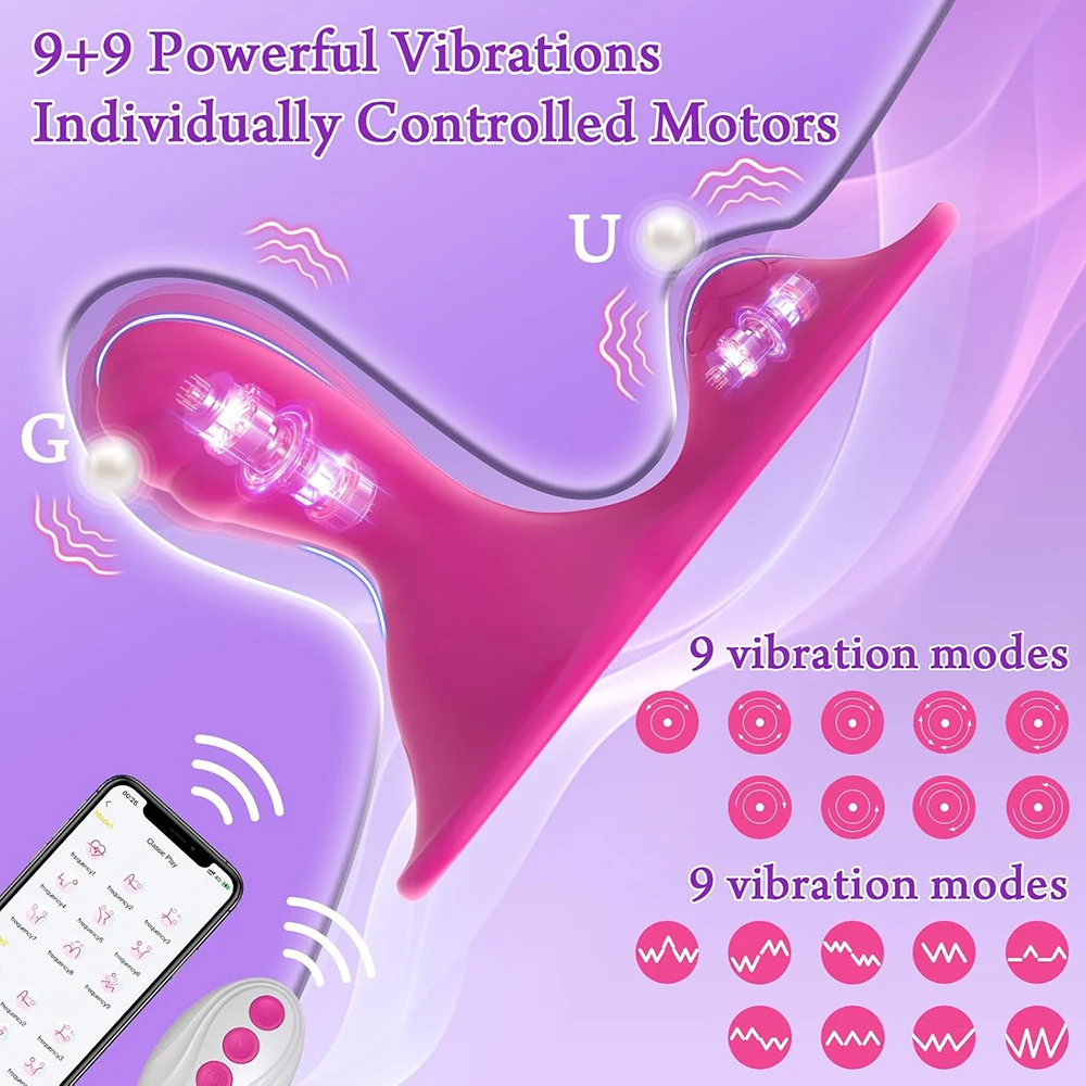 Vibromasseur anti-clitoris portable pour femme, stimulateur de clitoris, massage féminin, culotte magnétique, jouets sexuels pour adultes 4