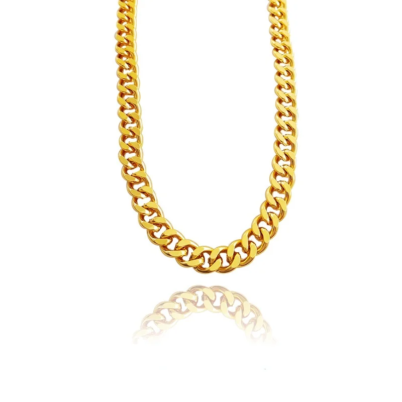 Hip Hop Cuban Link Chain Necklaces for Women Choker Neck Chain Female Jewelry for men Free Shipping High Quality Gold Plated
Hip Hop Cuban Link Chain Necklaces for Women Choker Neck Chain Female Jewelry for men Free Shipping High Quality Gold Plated