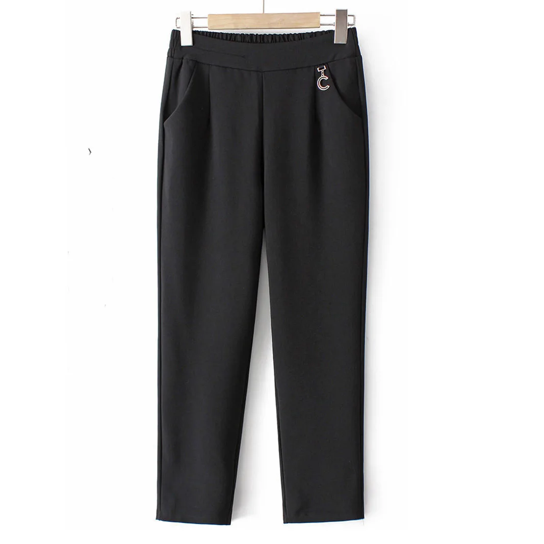 Middle Aged Women Black Khaki Pant 2023 Spring Autumn Elastic High Waist Straight Trousers Mature Ladies Casual Bottoms Mother
Middle Aged Women Black Khaki Pant 2023 Spring Autumn Elastic High Waist Straight Trousers Mature Ladies Casual Bottoms Mother