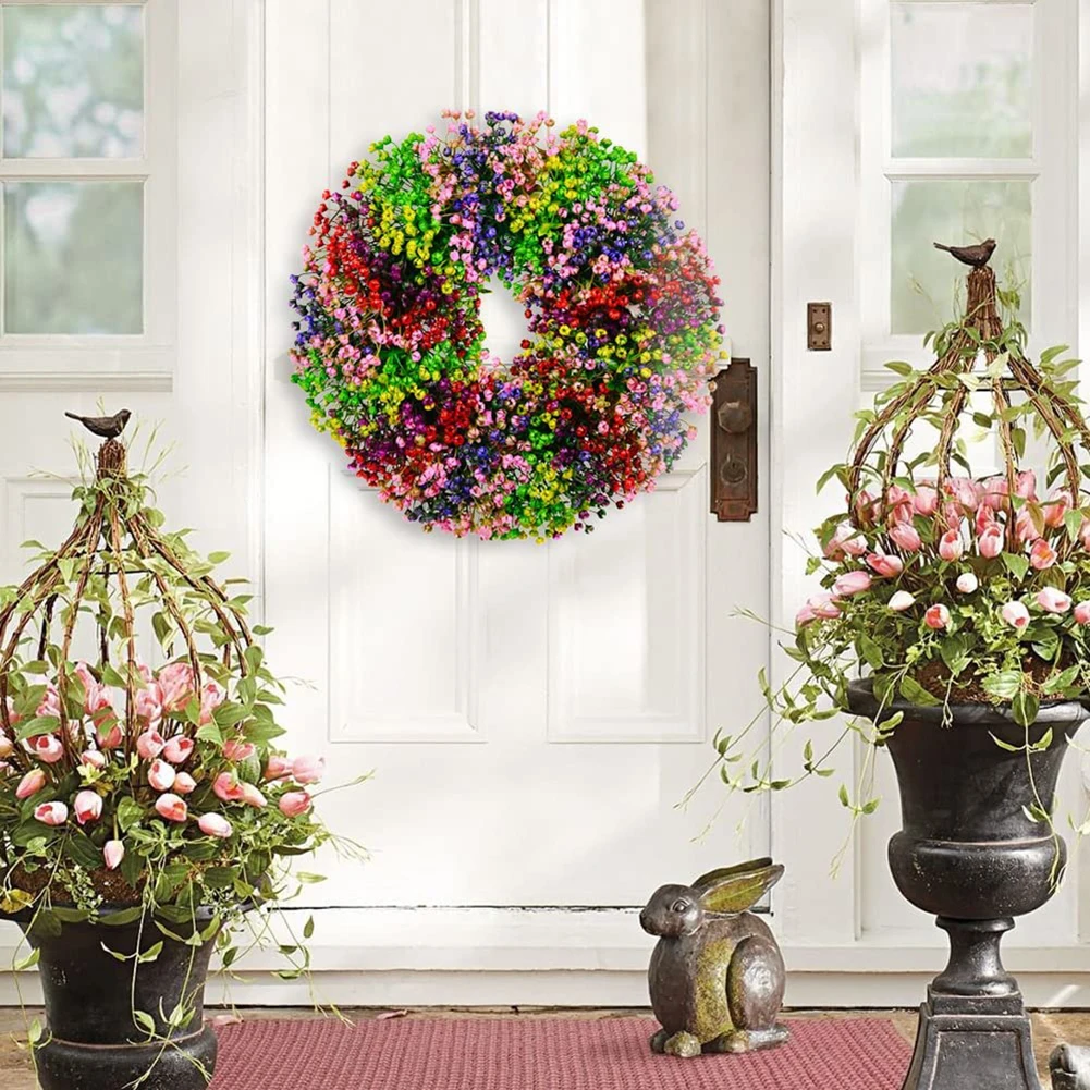 Seasonal Decoration Weddings Garlands Gypsophila Wreaths 40cm/15.75inch Colorful Holiday Home Decor Natural Parties
Seasonal Decoration Weddings Garlands Gypsophila Wreaths 40cm/15.75inch Colorful Holiday Home Decor Natural Parties