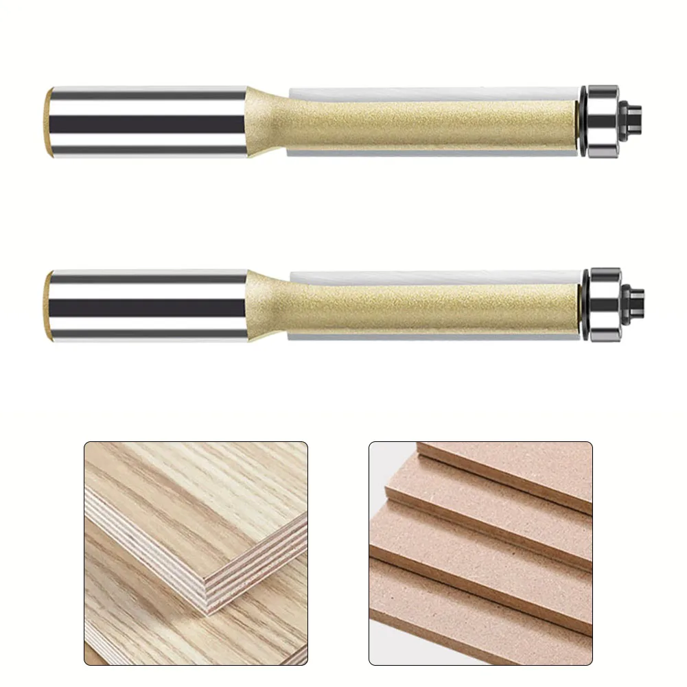 1pcs 1/2 12mm Shank Flush Trim Router Bits For Woodworking Trimming With Bearing For Hand Making Drawer Tools Accessories
1pcs 1/2 12mm Shank Flush Trim Router Bits For Woodworking Trimming With Bearing For Hand Making Drawer Tools Accessories