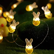 Easter Bunny Decoration Light Waterproof 10ft LED Rabbit String Lights with 8 Modes Remote Timer Control Outdoor Easter Decor
Easter Bunny Decoration Light Waterproof 10ft LED Rabbit String Lights with 8 Modes Remote Timer Control Outdoor Easter Decor