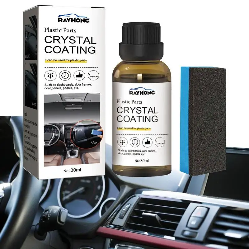 

30ML Plastic Revitalizing Coating Agent Nano Plastic Refreshing Coating Plastic Parts Refurbish Agent Car Cleaning liquid