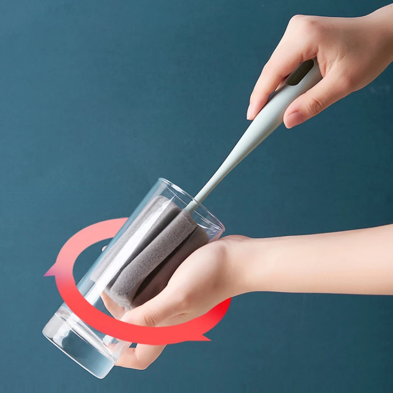 Soft Sponge Brush Long Handle Baby Bottle Brush Water Glass Cup Washing Cleaner Tool Kitchen Cleaning Specialty Items 
Soft Sponge Brush Long Handle Baby Bottle Brush Water Glass Cup Washing Cleaner Tool Kitchen Cleaning Specialty Items
