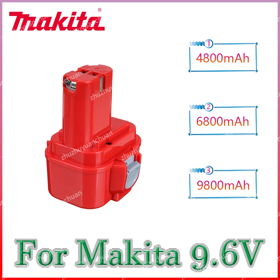 4800mAh Rechargeable batteries for Makita 9.6V Screwdriver Power Tools Bateria PA09 9120 9122 9134 Screwdriver battery
4800mAh Rechargeable batteries for Makita 9.6V Screwdriver Power Tools Bateria PA09 9120 9122 9134 Screwdriver battery