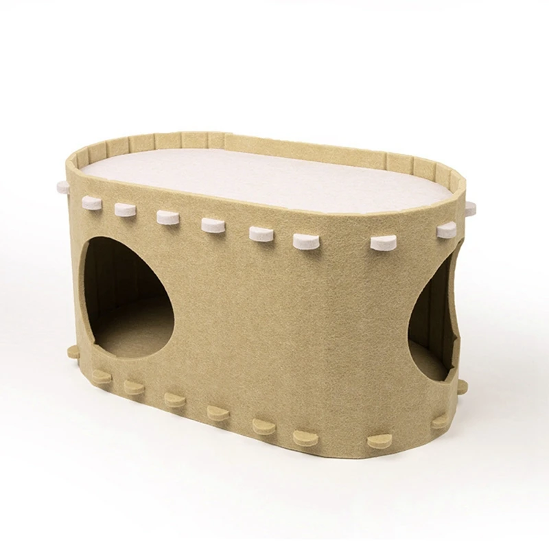 

Cat Cave Beds For Indoor Cats, Pet Cat House For Multiple & Large Cats Up To 22 Lbs, Scratch Resistant Cat Caves