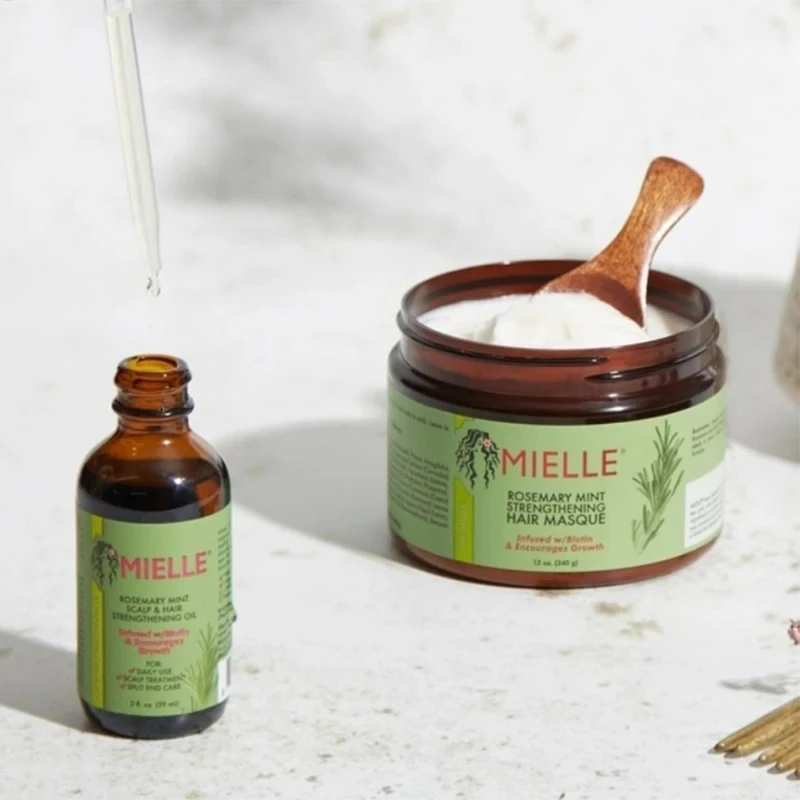 MIELLE, маска для волос с розмарином, лечение раздельных концов и сухая искусственная кожа
MIELLE, маска для волос с розмарином, лечение раздельных концов и сухая искусственная кожа
