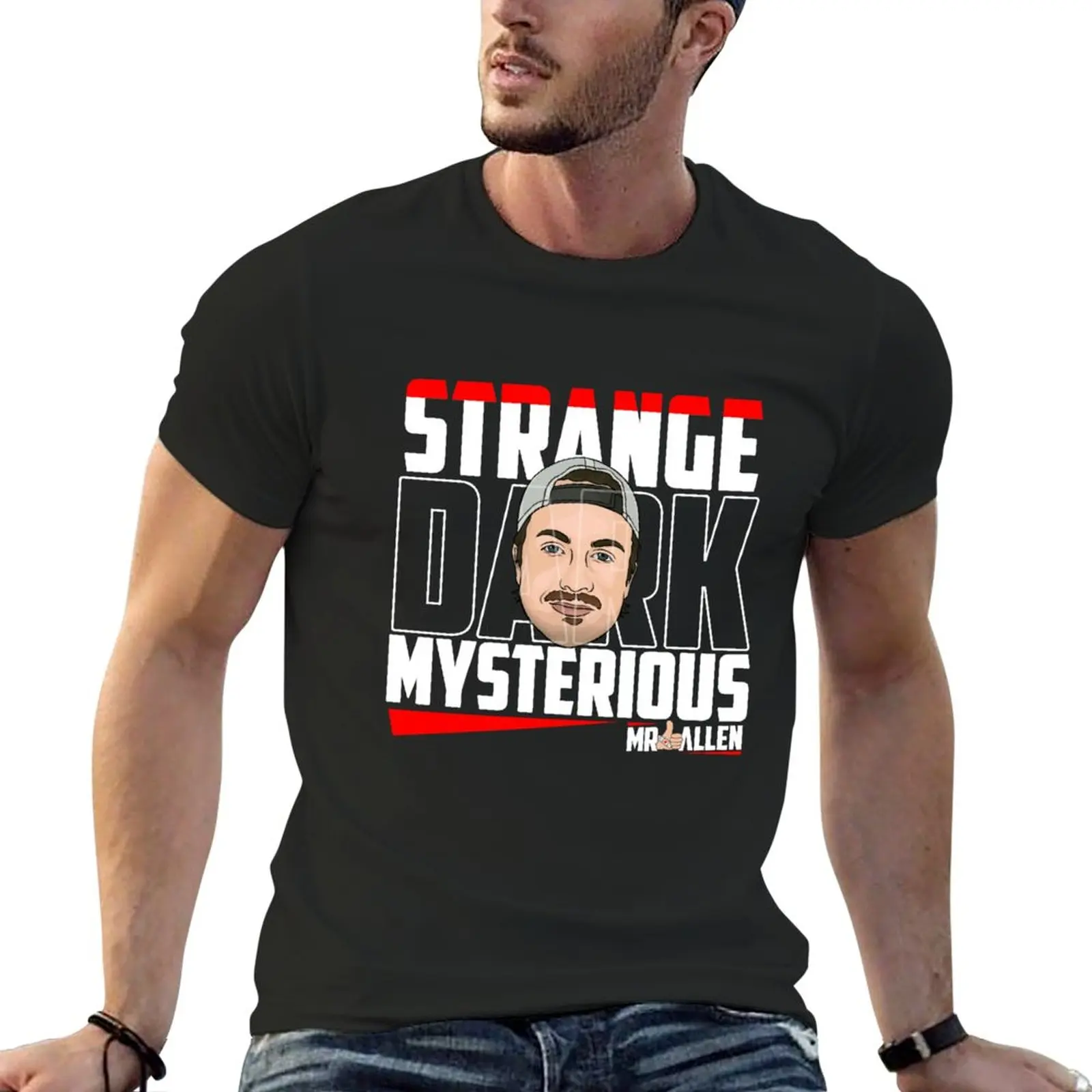MrBallen Merch Mr Ballen странная темная таинственная футболка, летний топ, простые мужские футболки с графическим рисунком
MrBallen Merch Mr Ballen странная темная таинственная футболка, летний топ, простые мужские футболки с графическим рисунком