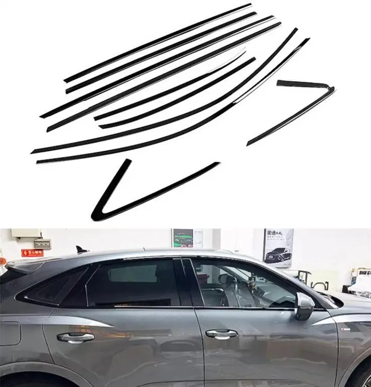 Black Full Window Sill Door Frame Center Pillars Molding Trims Cover For Audi Q3 Sportback 2019 2020 2021 2022 2023 2024
Black Full Window Sill Door Frame Center Pillars Molding Trims Cover For Audi Q3 Sportback 2019 2020 2021 2022 2023 2024