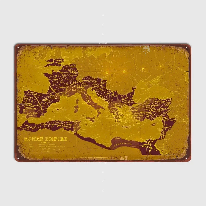 Roman Empire Vintage Map Home and Decoration Vintage Metal Signs for Bar Restaurant Wall Decoration Retro Tin Signs Customized
Roman Empire Vintage Map Home and Decoration Vintage Metal Signs for Bar Restaurant Wall Decoration Retro Tin Signs Customized