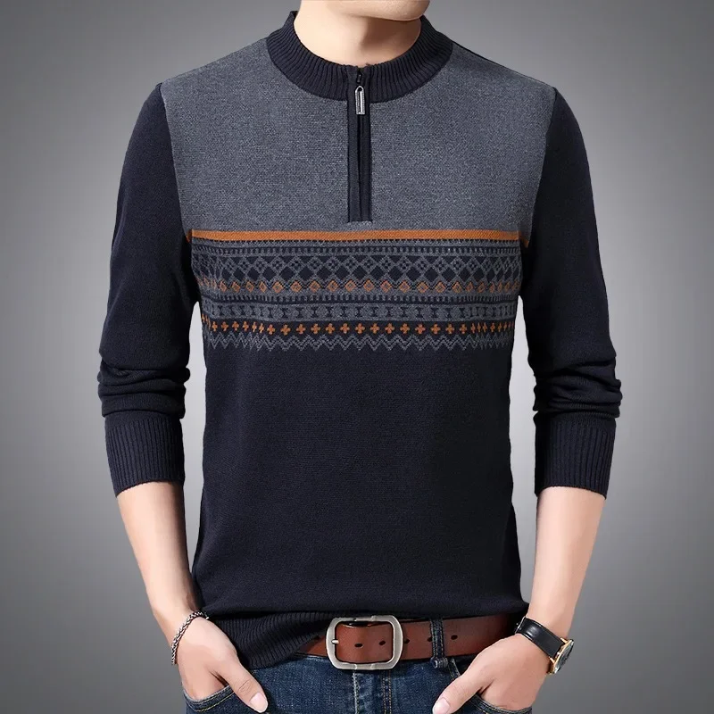 Best selling autumn soft casual fashion slim fitting style men's zippered long sleeved sweater
Best selling autumn soft casual fashion slim fitting style men's zippered long sleeved sweater