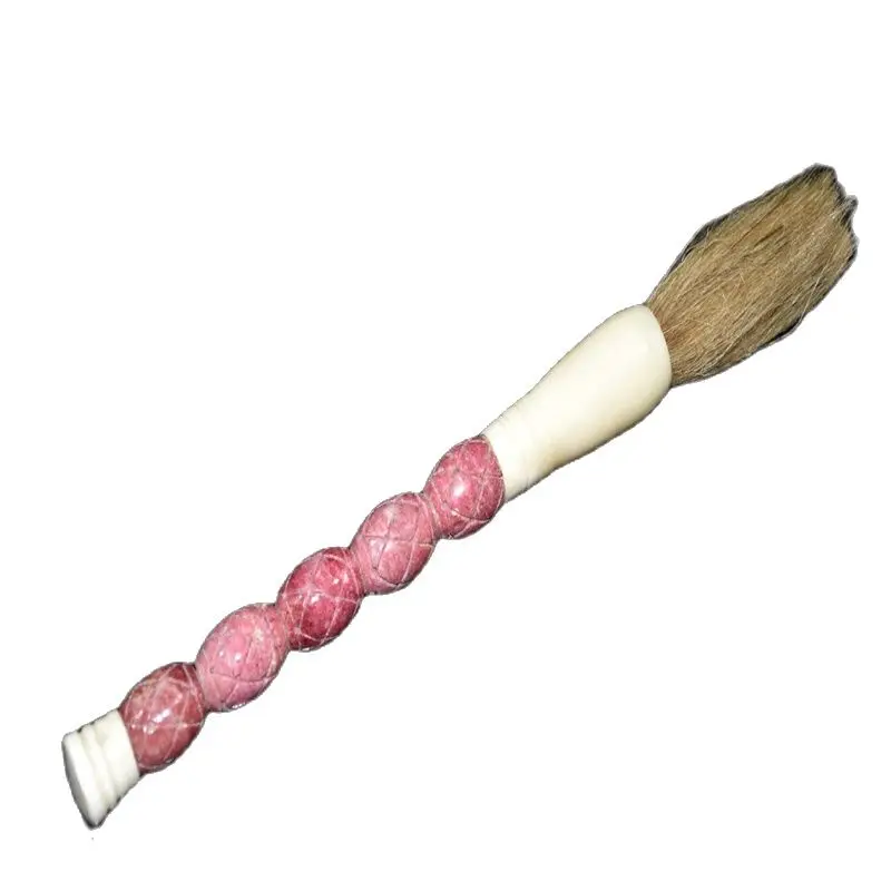 Ручка для каллиграфии ручная работа кисть с нефритовыми бусинами писать китайские большие иероглифы
Ручка для каллиграфии ручная работа кисть с нефритовыми бусинами писать китайские большие иероглифы